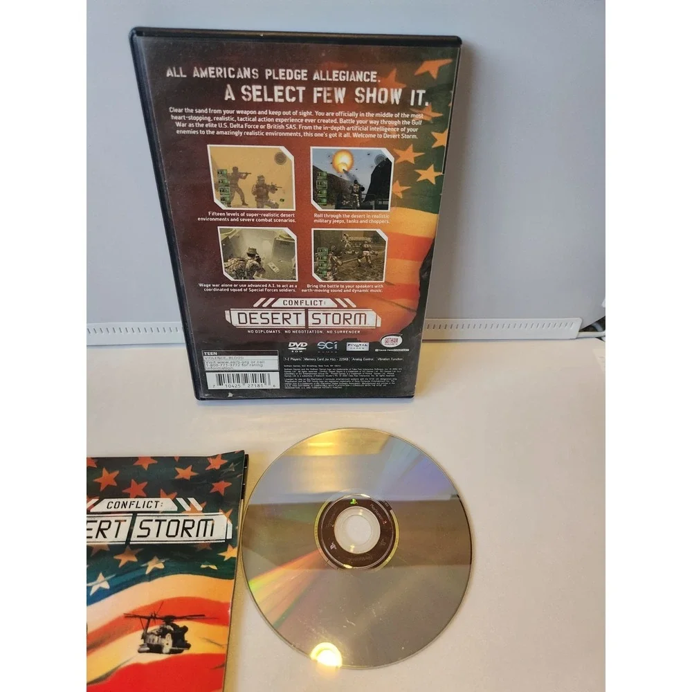 Conflict Desert Storm PS2 PlayStation 2 Black Label Complete CIB Tested